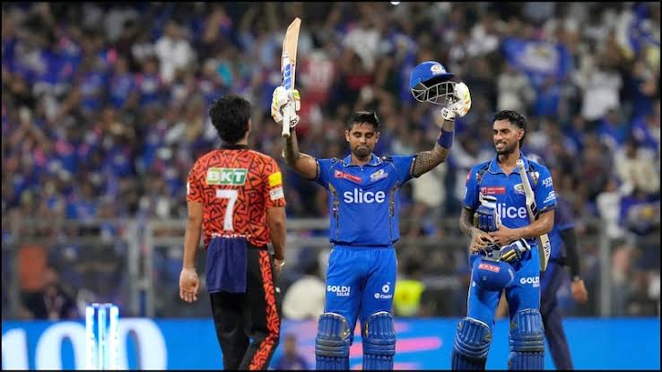 Suryakumar Yadav's sensational century guides Mumbai Indians to victory, earning him the Player of the Match accolade.