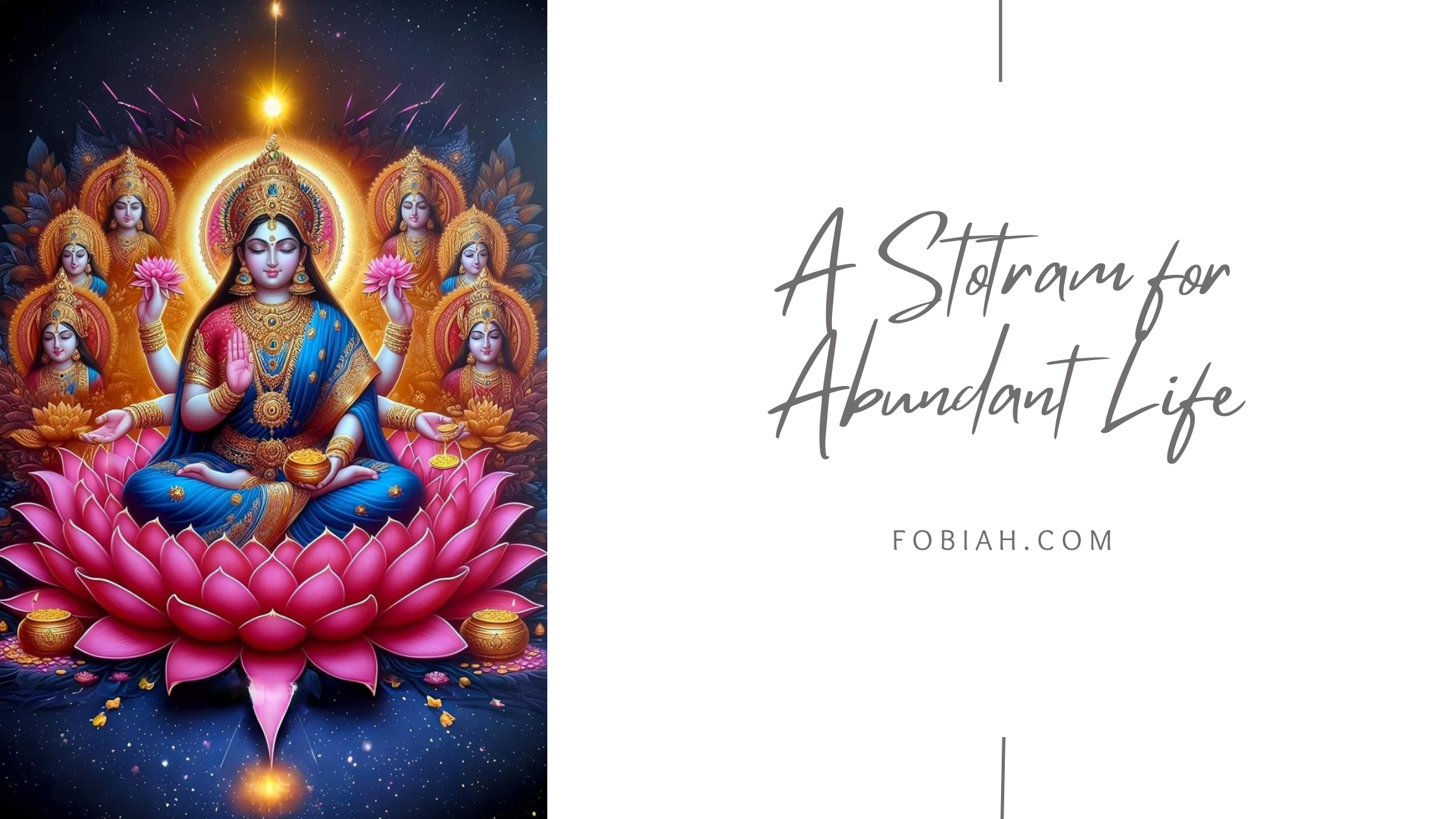 A Stotram for Abundant Life