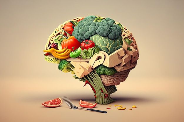 Food in the shape of brain